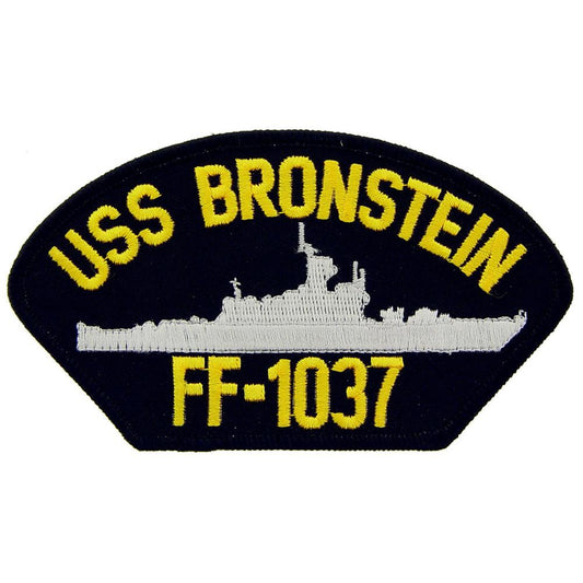U.S. Navy USS Bronstein FF-1037 Patch 2 1/4" x 4"