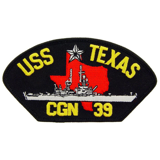 U.S. Navy USS Texas CGN-39 Patch 2 1/4" x 4"