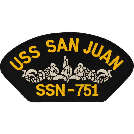 U.S. Navy USS San Juan SSN-751 Patch 2 1/4" x 4"