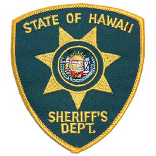 Hawaii Sherriff's Dept. Patch 3"