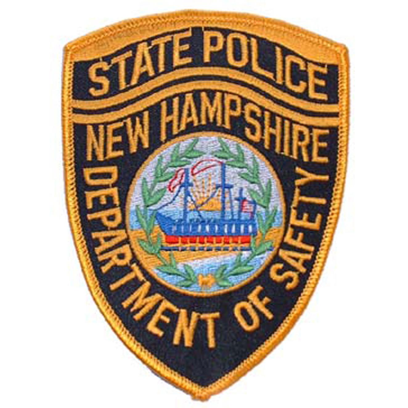New Hampshire State Police Patch 3"