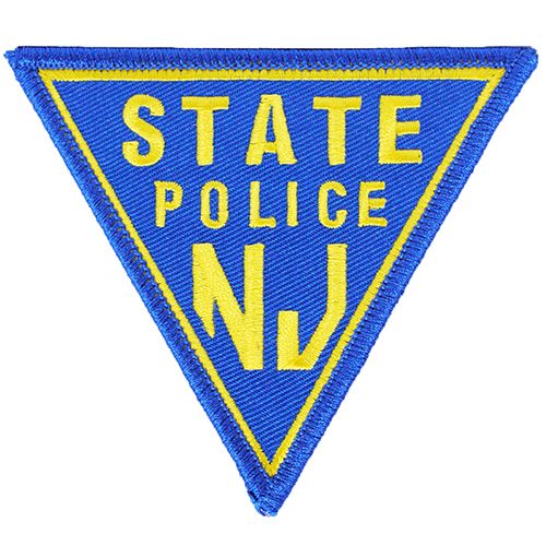 New Jersey State Police Patch 3"