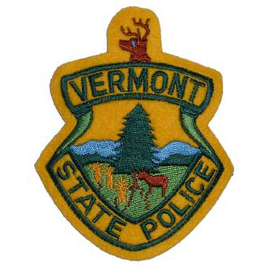 Vermont State Police Patch 3" - Pack of 2