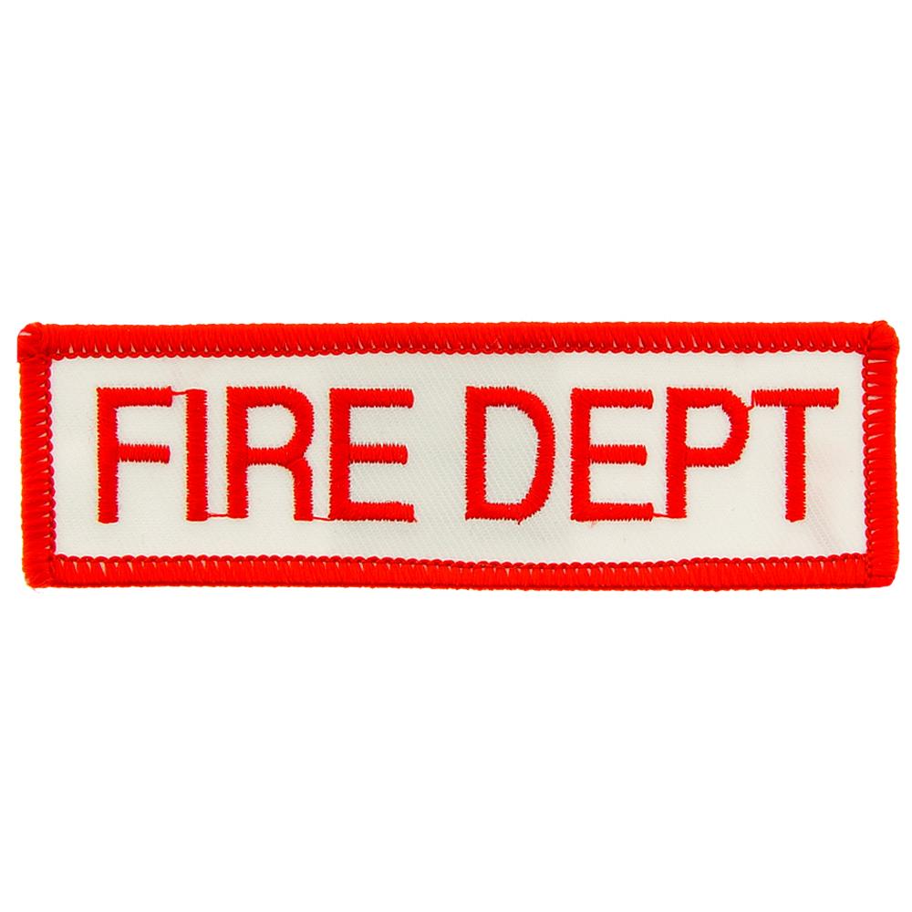 Fire Dept Patch 1 1/4" x 4"