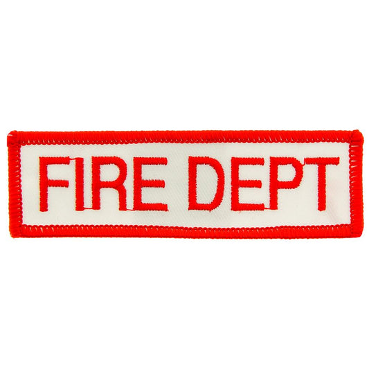 Fire Dept Patch 1 1/4" x 4"