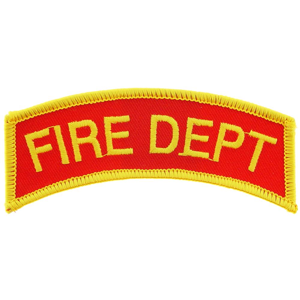 Fire Dept Patch 1 3/8" x 4"