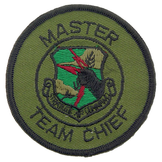 U.S. Air Force SAC Master Team Chief Patch Green