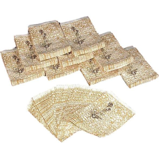 1000 Gold Color Paper Gift Bags 5" x 7"