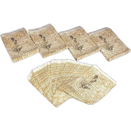 500 Gold Paper Gift Bags Shopping Sales Tote Bags 5 x 7"