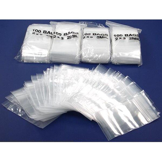 Resealable Bags 3" 500Pcs