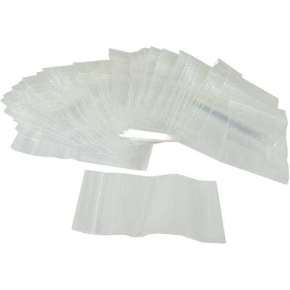Resealable Reclosable Clear Zipline Plastic Bags 2"x3" & 3"x4" Kit 200 Pcs