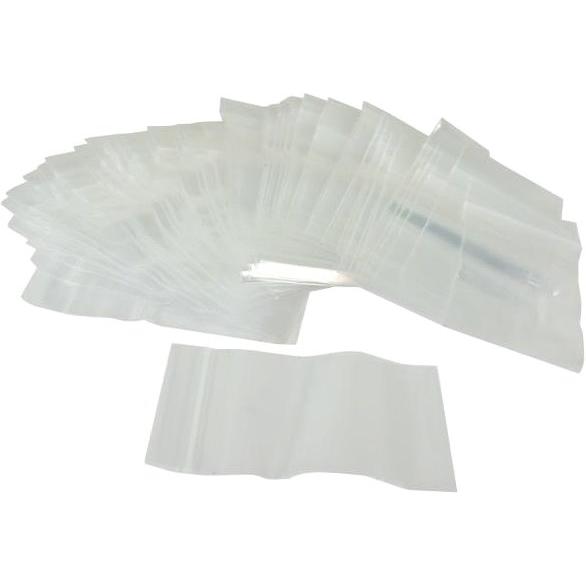 1000 Zipper Poly Bag Resealable Plastic Shipping Bags 2"x 3"