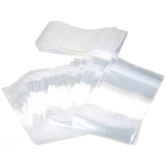 White Block Resealable Bags 6" 200Pcs