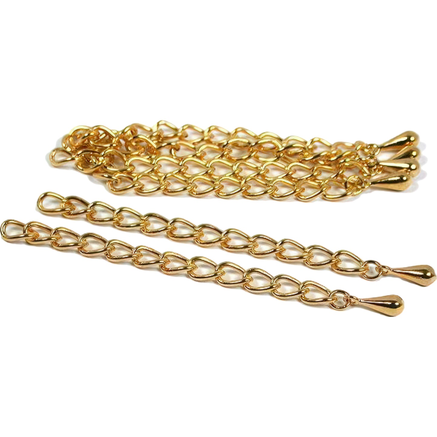 Chain Extender Gold Plated 69mm 6Pcs