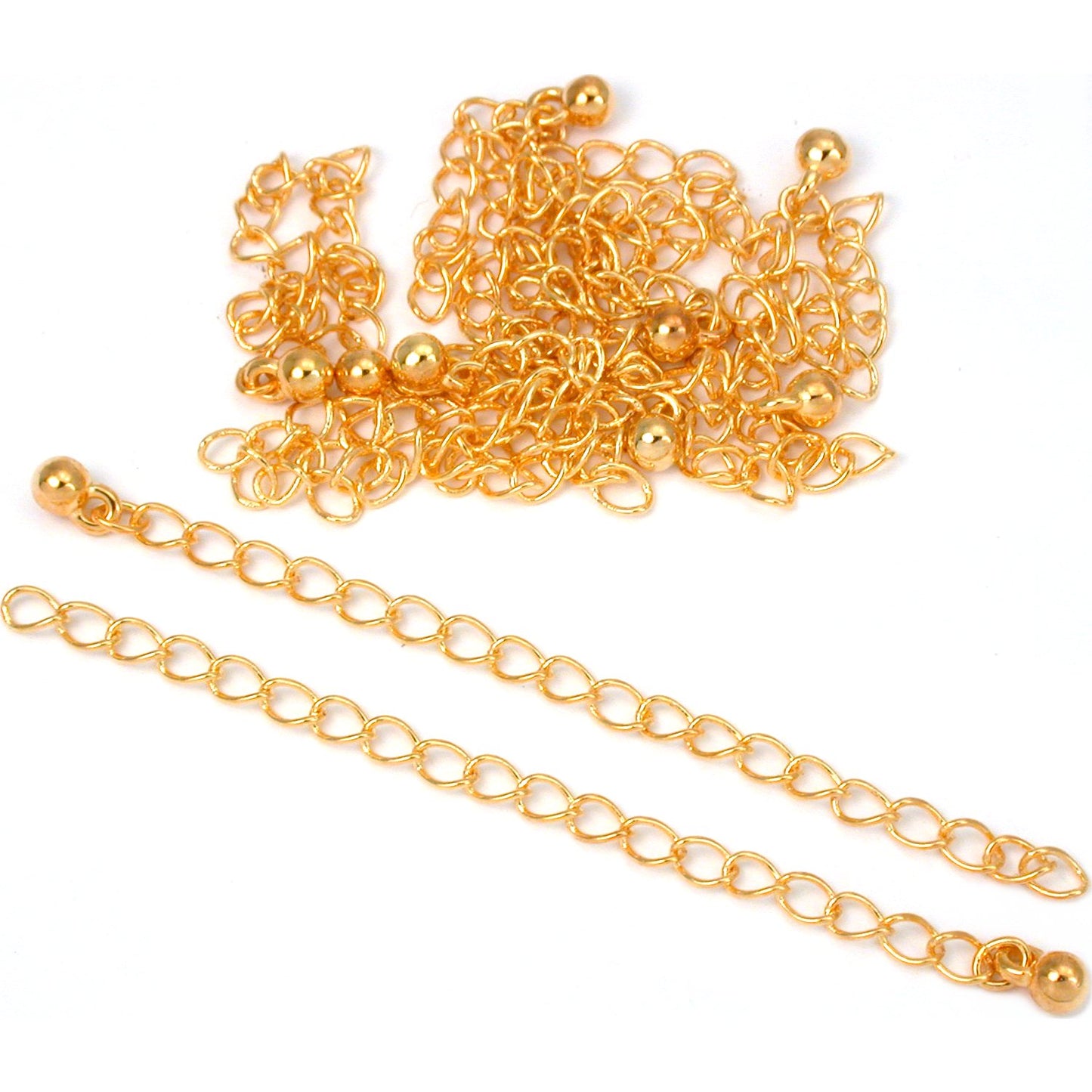 Chain Extenders Gold Plated 3" 10Pcs