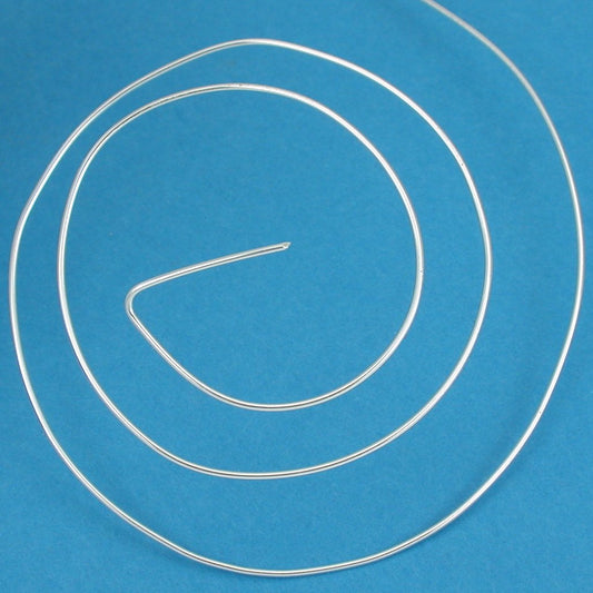 Wire Sterling Silver Round Half Hard 22 Gauge 5ft