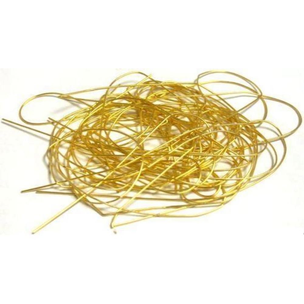 Gold Tone Fine & Medium French Wire Beading String Kit, 5 Grams of