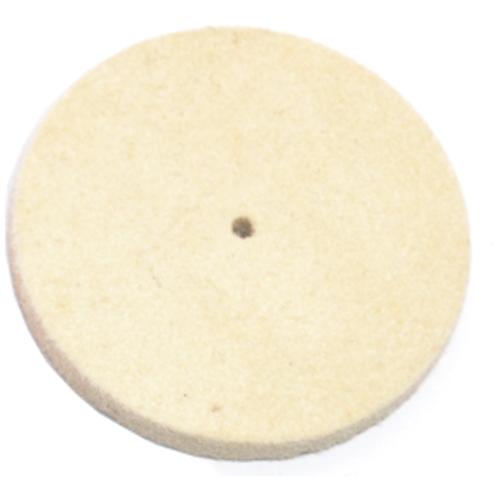 Solid Felt Wheel Buff, 2" x 1/2", Item No. 17.421