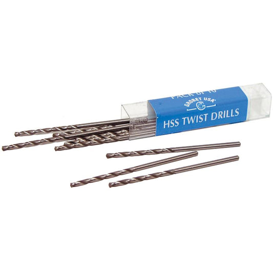 Twist Drills, Package of 10, Size 58, Item No. 28.476