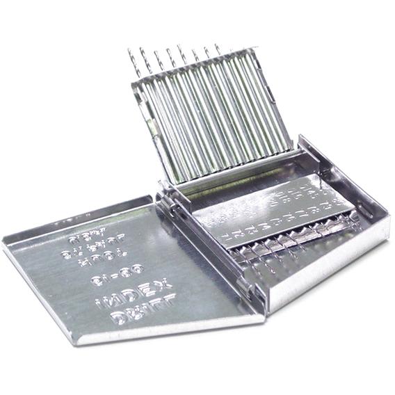 Drill Set, Mascot Brand, 20 pc. In Metal Case, Sizes 61 to 80 , Item No. 28.501