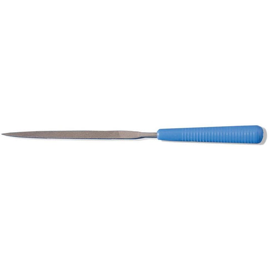 Grobet 16cm Warding Needle File with Handle, Cut 2, Item No. 30.664