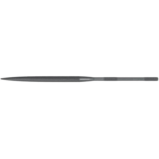 Grobet 16cm Half-Round Needle File, Cut 4, Item No. 31.529