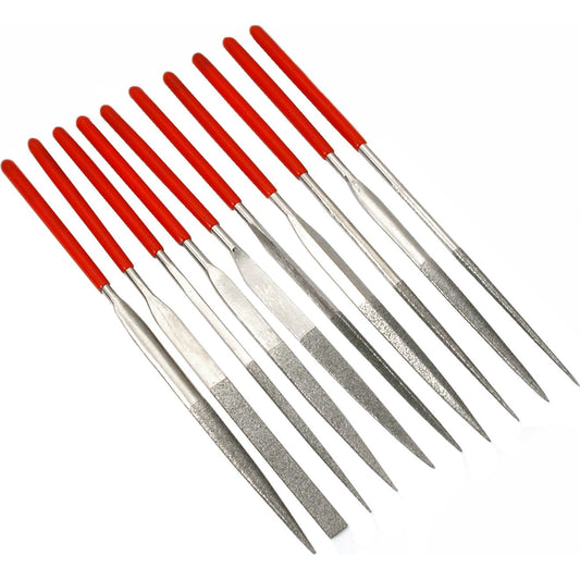 Diamond Coated Needle Files 10Pcs