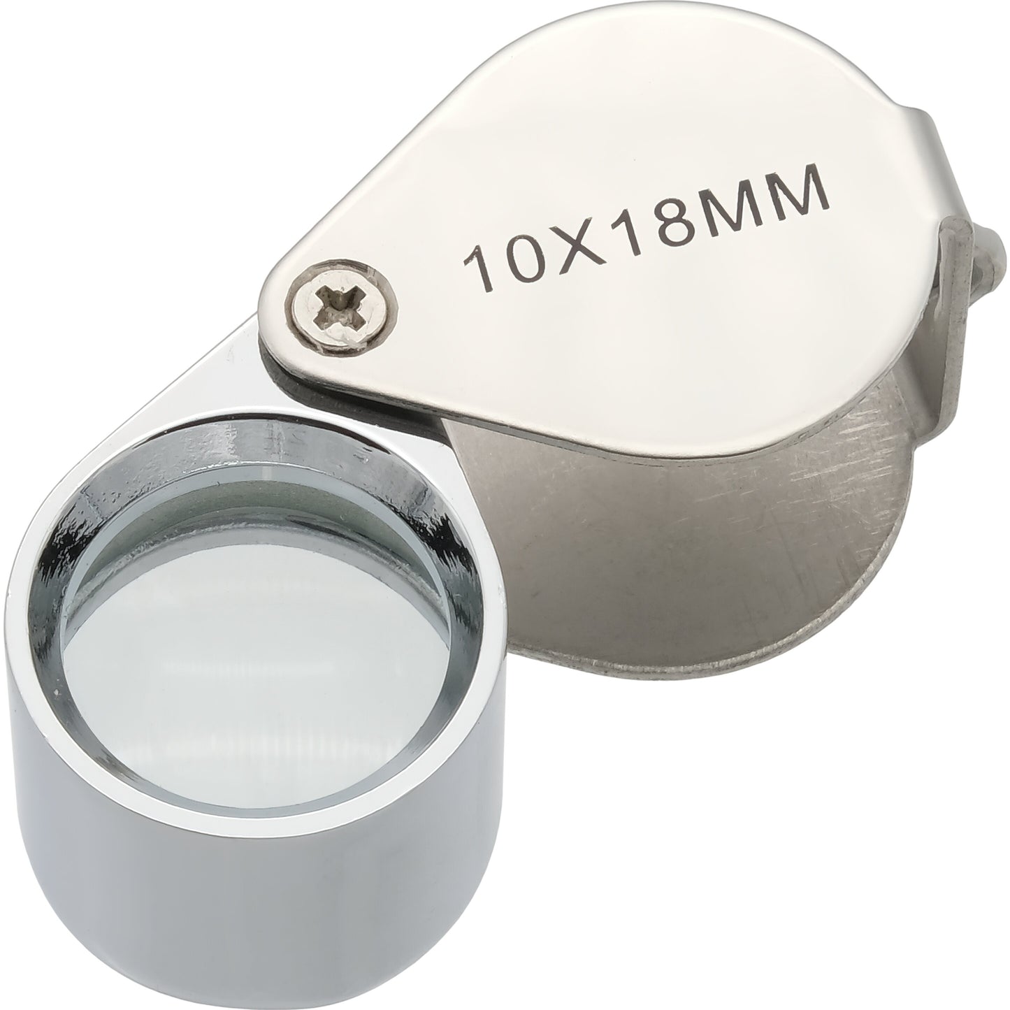10x Round Loupe Chrome Plated 17mm