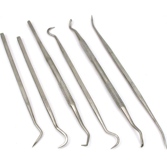 Pick Set Wax Carving Picks Stainless Steel 6Pcs