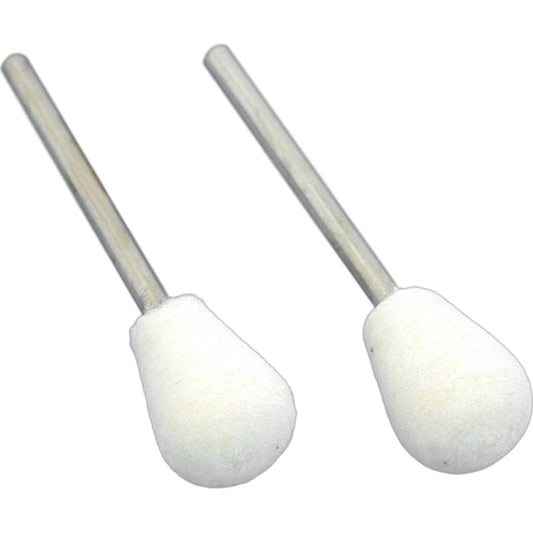 Felt Polishing Buffs 3/32" 2Pcs
