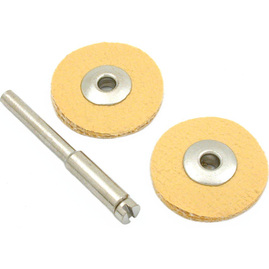 Leather Buffing Wheels 7/8" 3Pcs