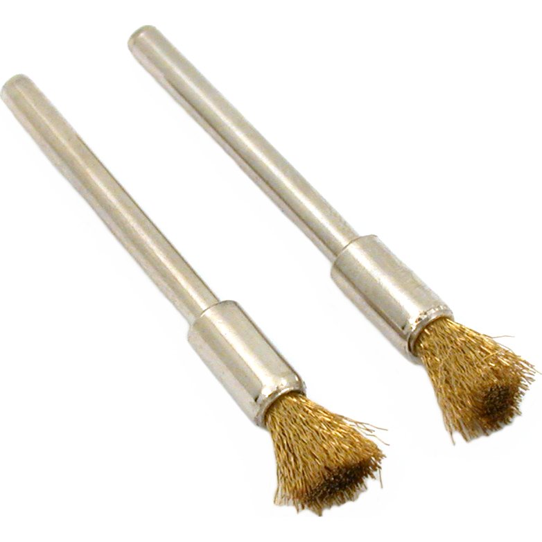 End Brushes Brass 3/16" 2Pcs