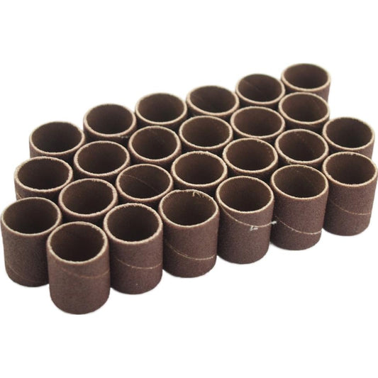 24 Abrasive Sanding Bands Fine Grit 3/4"