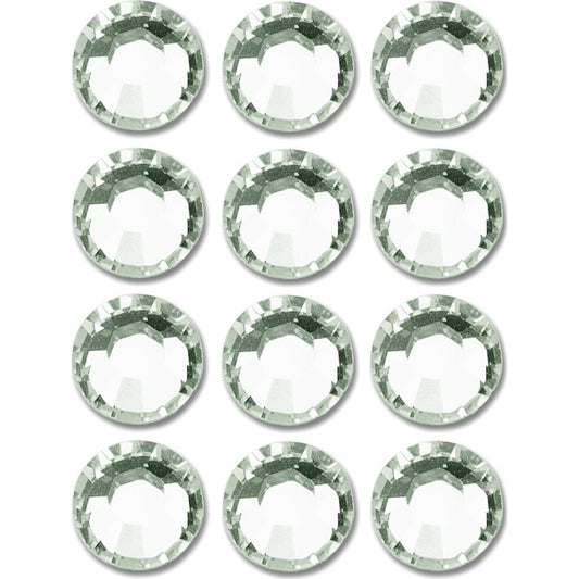 12 Crystal Silver Shade Flatback Swarovski 2028 SS5