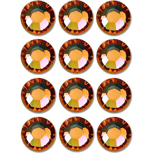 Flatback Swarovski Crystal Rhinestones Topaz