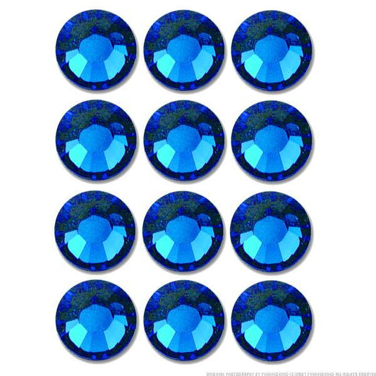 Flatback Swarovski Crystal Rhinestones Capri Blue