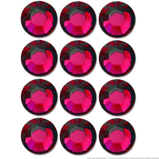 Flatback Swarovski Crystal Rhinestones Ruby