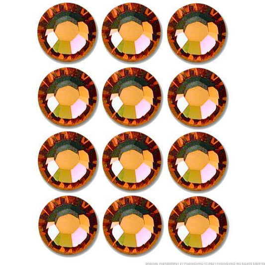 Flatback Swarovski Crystal Rhinestones Topaz