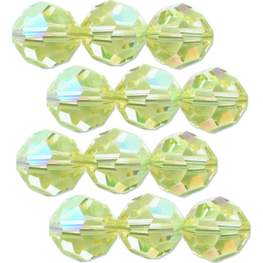 12 Jonquil AB Round Swarovski Crystal Beads 5000 3mm