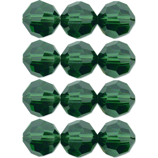 Round Swarovski Crystal Beads Tourmaline