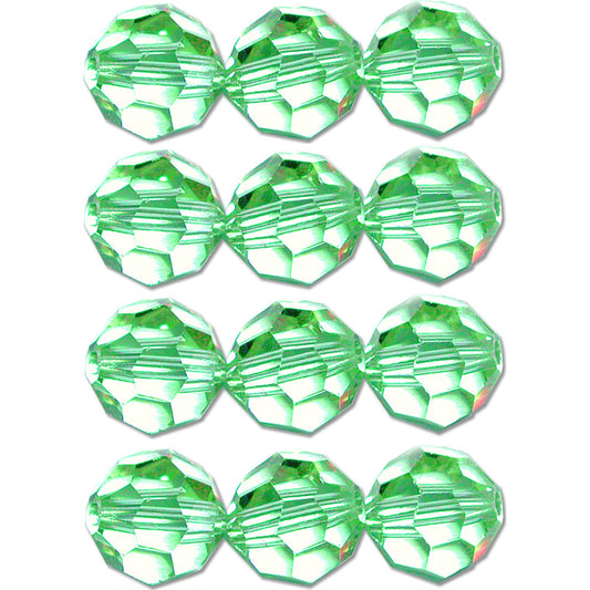 12 Cantaloupe Round Swarovski Crystal Beads 5000 8mm