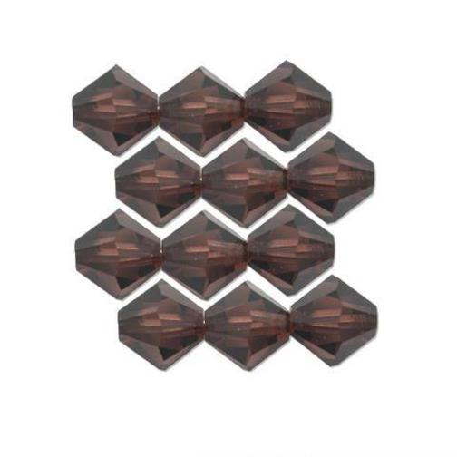 Bicone Swarovski Crystal Beads Burgundy