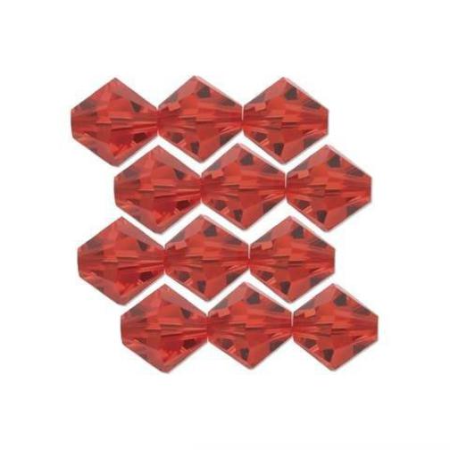 Bicone Swarovski Crystal Beads Light Siam