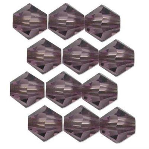 12 Lilac Swarovski Crystal Bicone Beads 5301 4mm New
