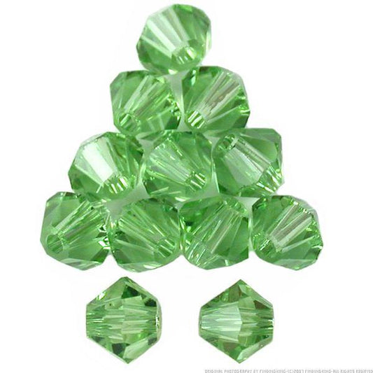 Swarovski Crystal Bicone 5301 8mm PERIDOT Beads (12) 525214