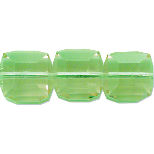 3 Cantaloupe Cube Swarovski Crystal Beads 5601 8mm New