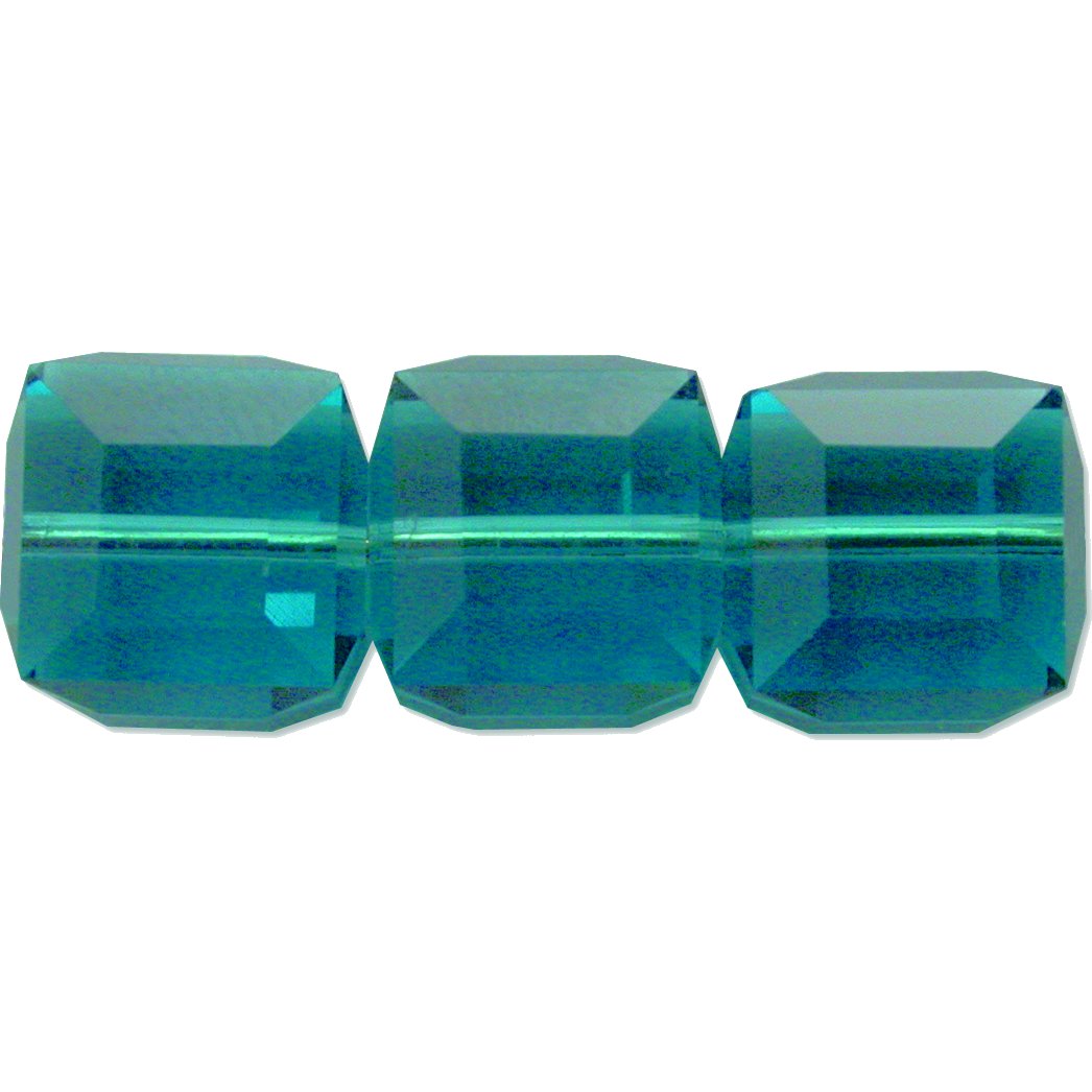 3 Indicolite Cube Swarovski Crystal Beads 5601 8mm New