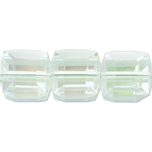 3 Crystal Moonlight Cube Swarovski Crystal Beads 8mm