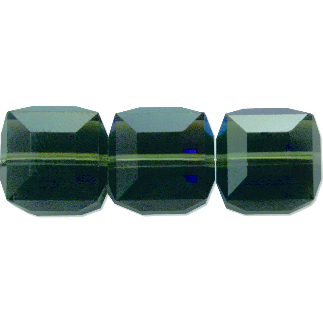 3 Morion AB Cube Swarovski Crystal Beads 5601 8mm New
