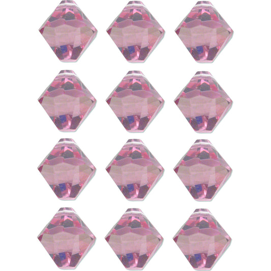 12 Light Rose Bicone Swarovski Crystal Beads 6301 6mm